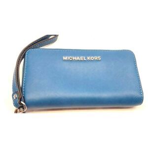 Michael Kors Blue Women Leather Wallet